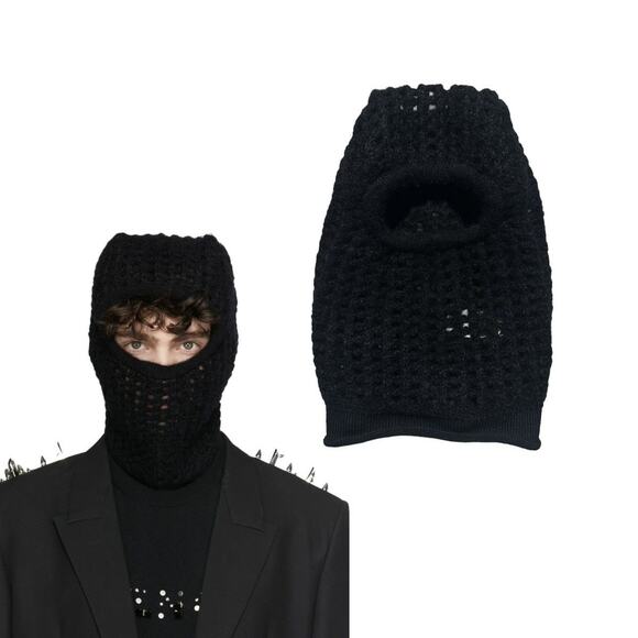 Givenchy Runway “horned” knit balaclava